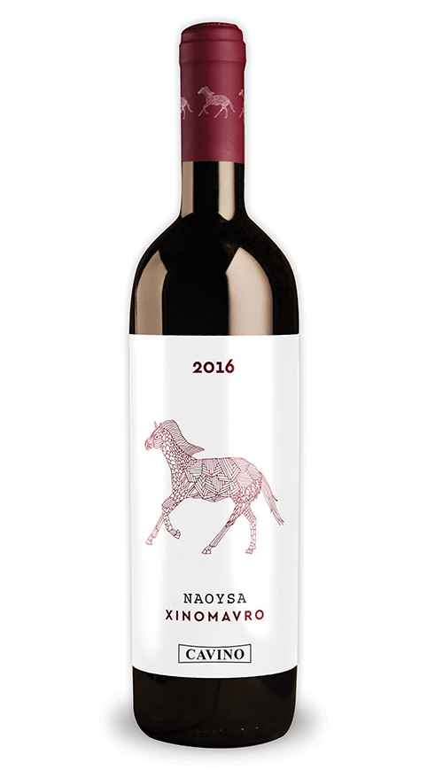 CAVINO NAOUSSA PDO, ročník 2022, odrůda Xinomavro, červené suché víno 750 ml