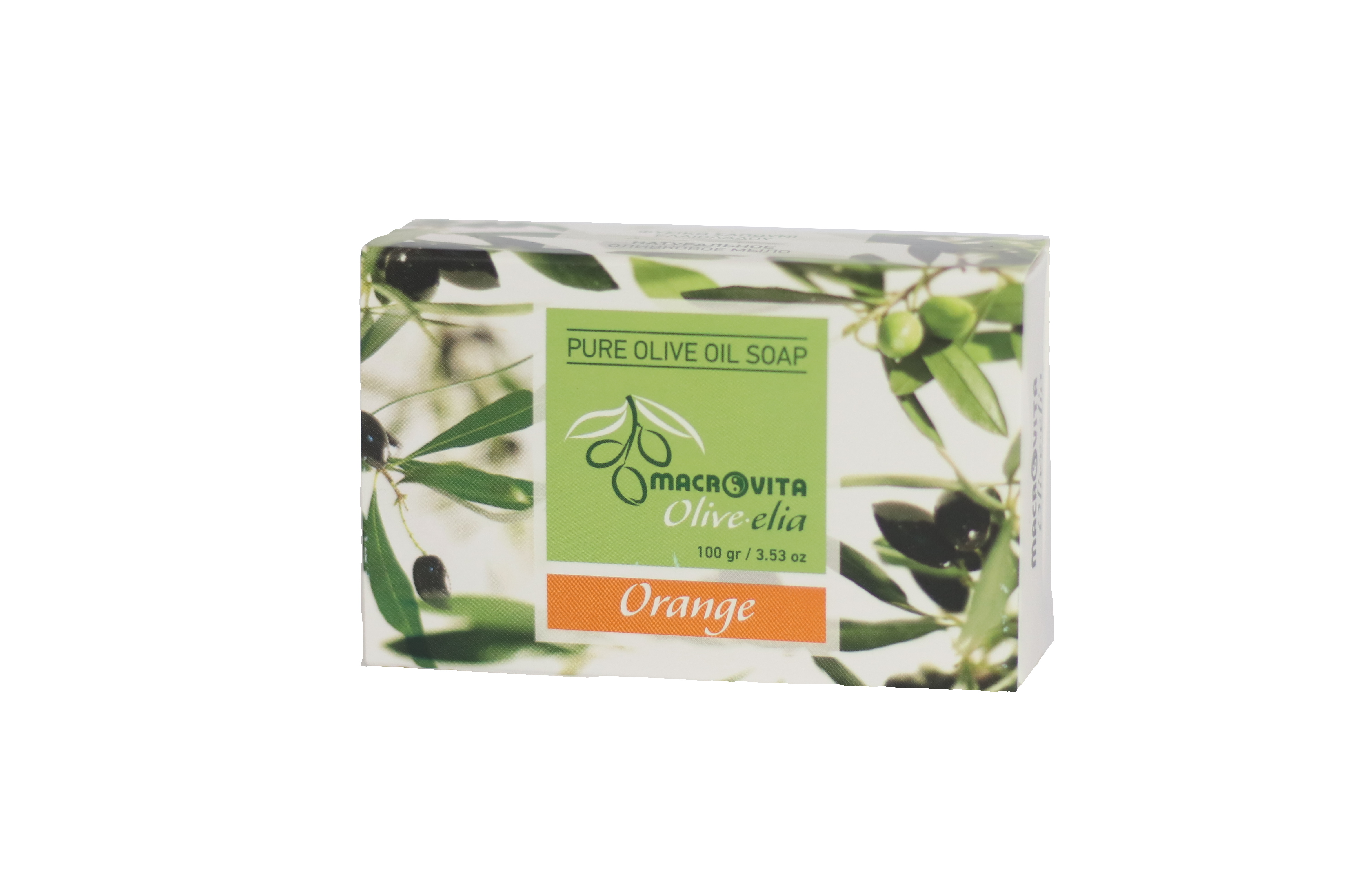 MACROVITA Olivové mýdlo POMERANČ 100 g