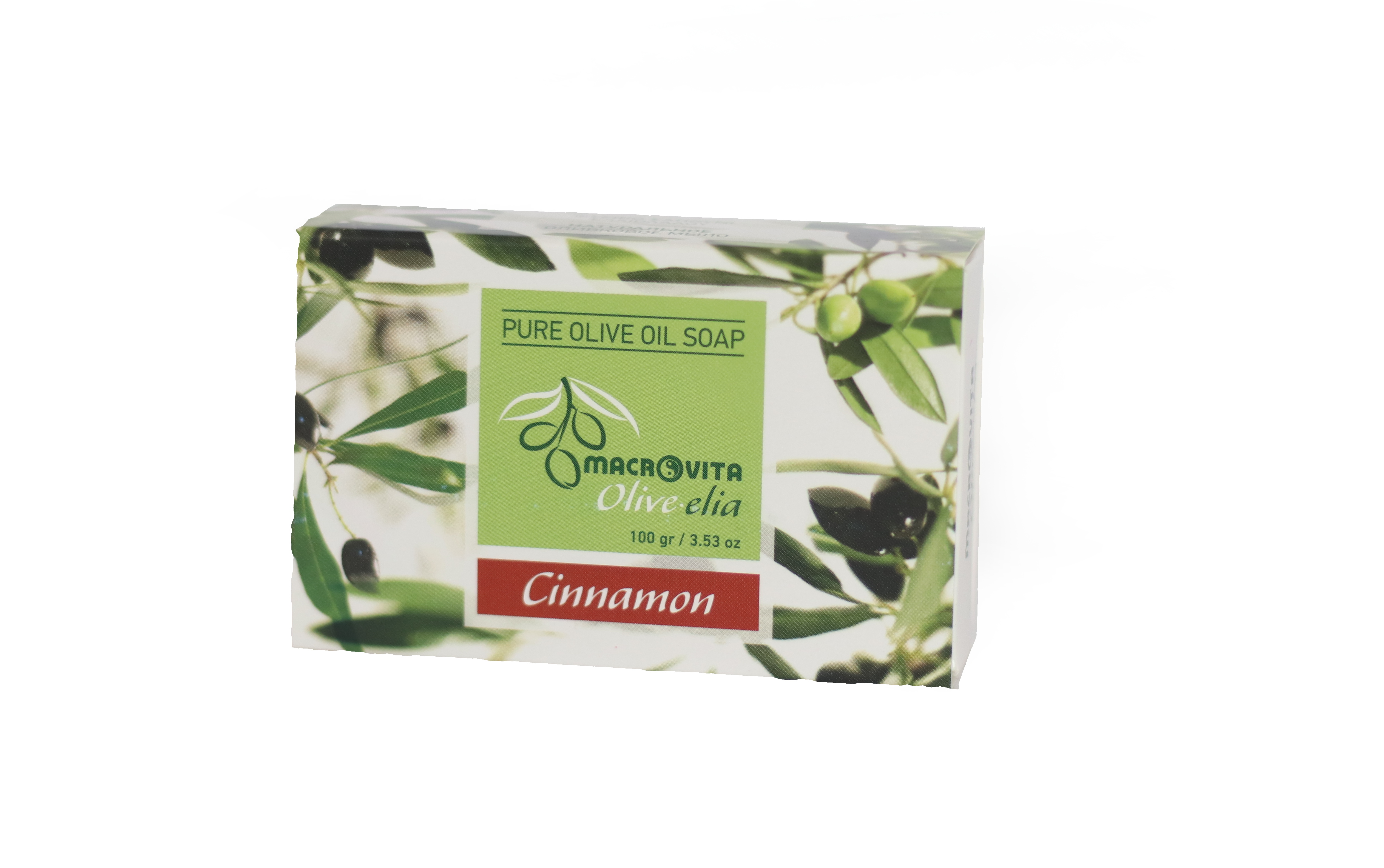 Levně MACROVITA Olivové mýdlo SKOŘICE 100 g