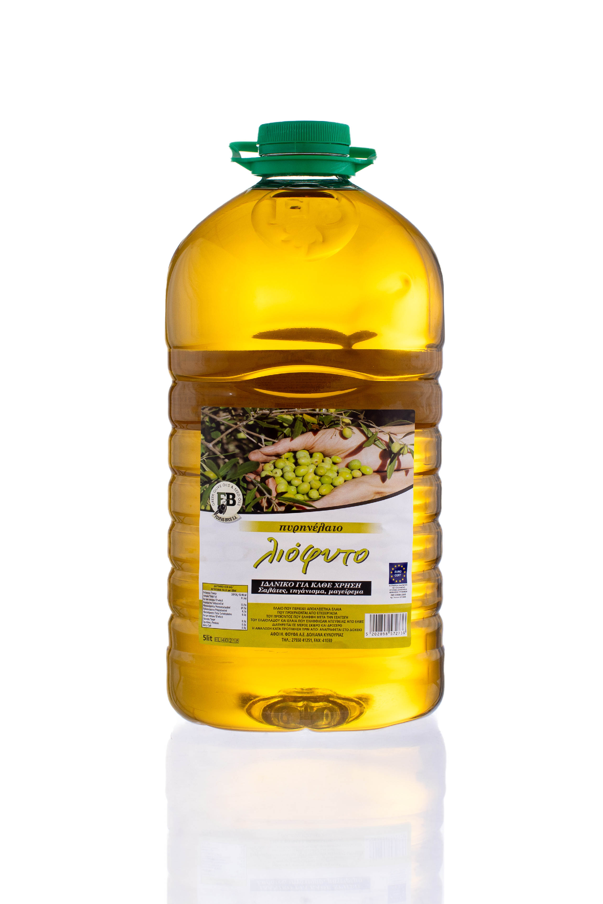 FOUFAS Olivový olej z POKRUTIN Liofyto 5 l PET