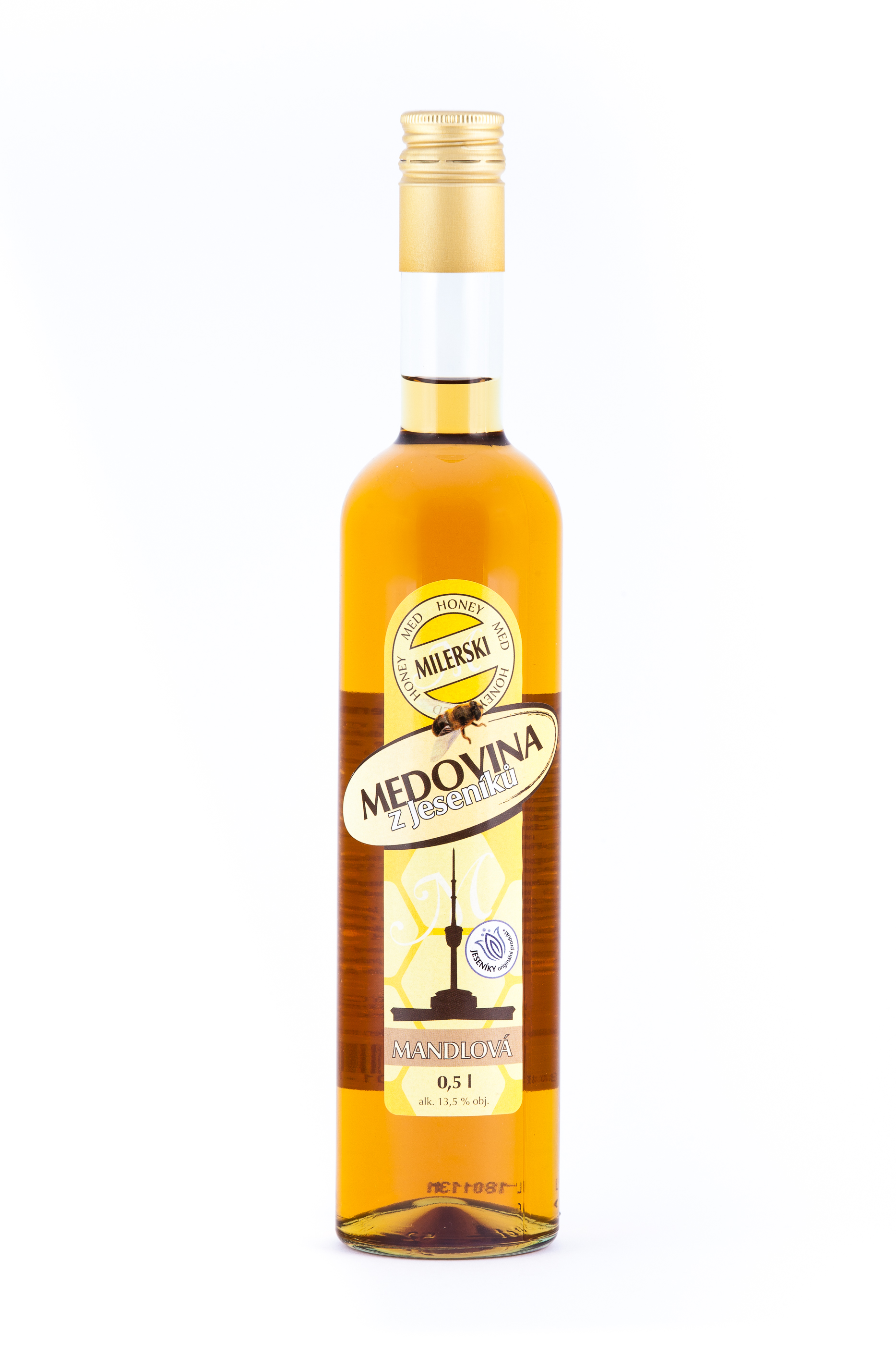 Levně MILERSKI Medovina MANDLE 500 ml