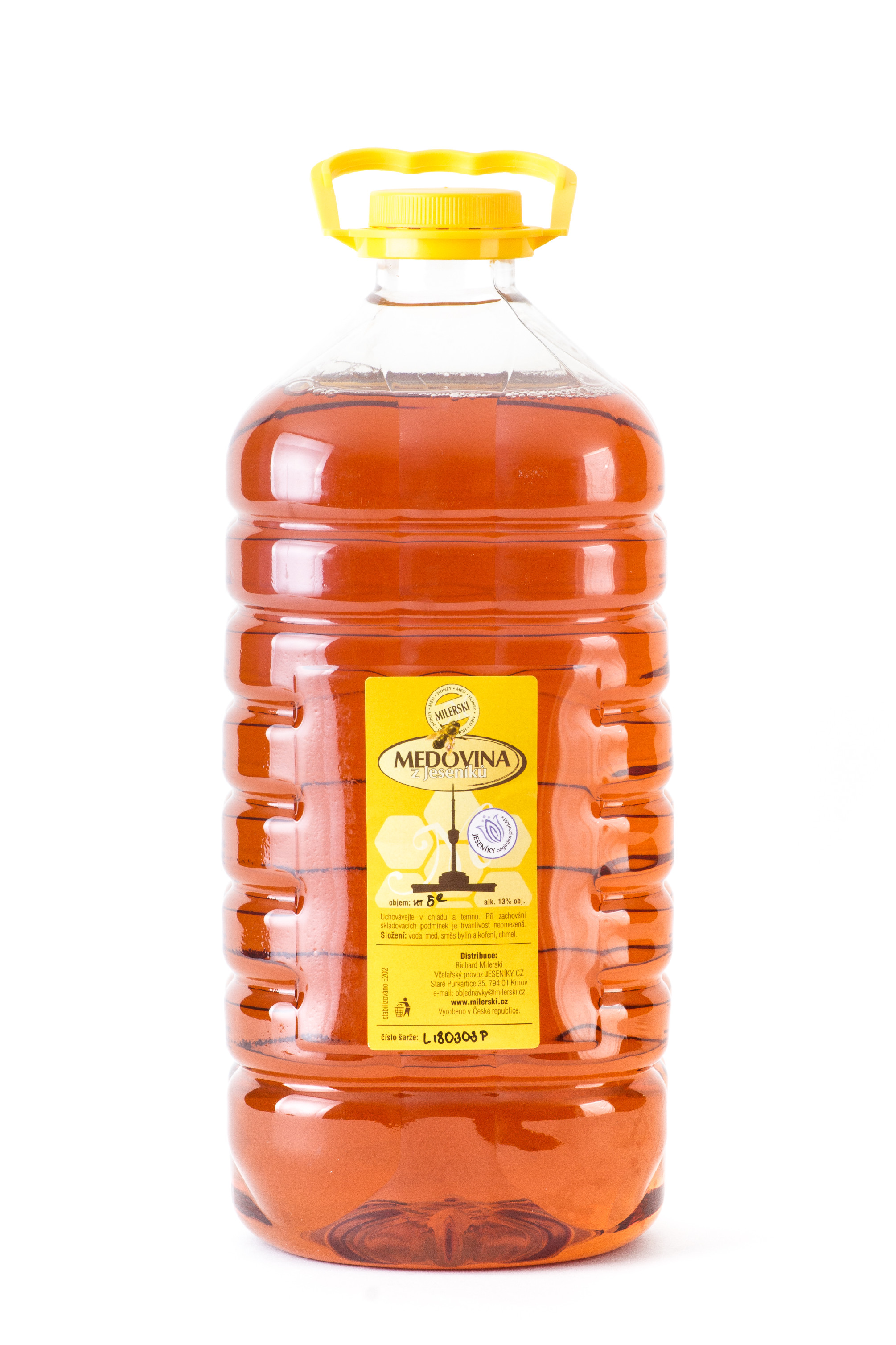 MILERSKI Medovina ORIGINAL 5 l PET