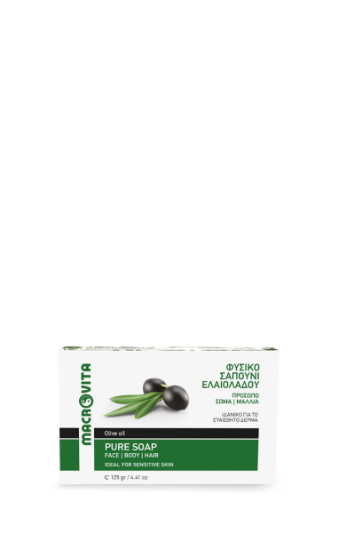 MACROVITA Tradiční mýdlo z čistého olivového oleje 125 g