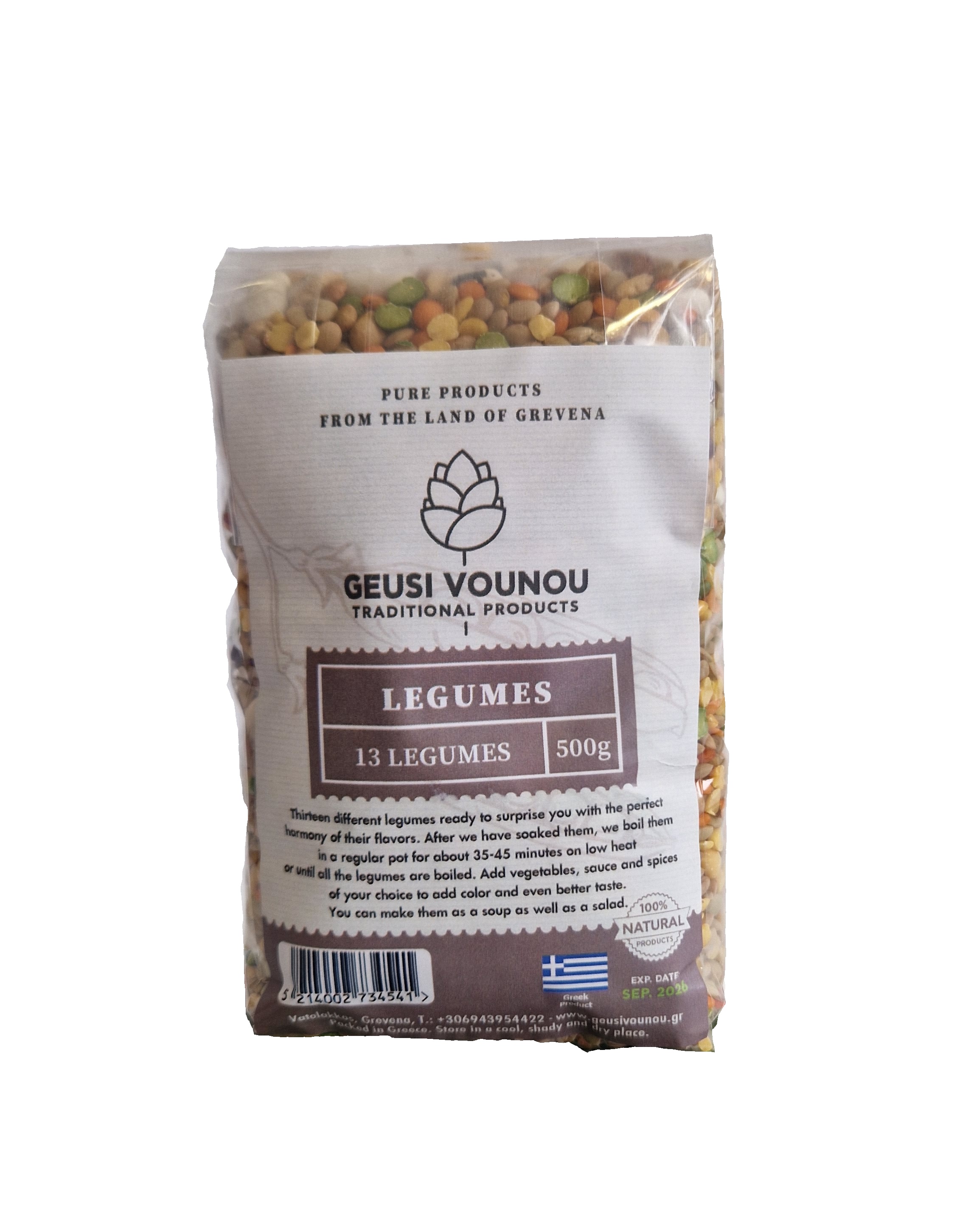 GEUSI VOUNOU Směs 13 luštenin 500 g