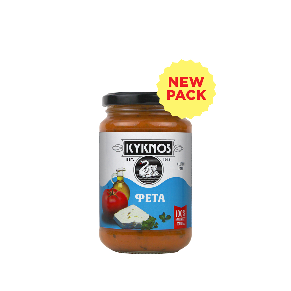 Levně KYKNOS Řecká rajčatová omáčka s fetou 350 g