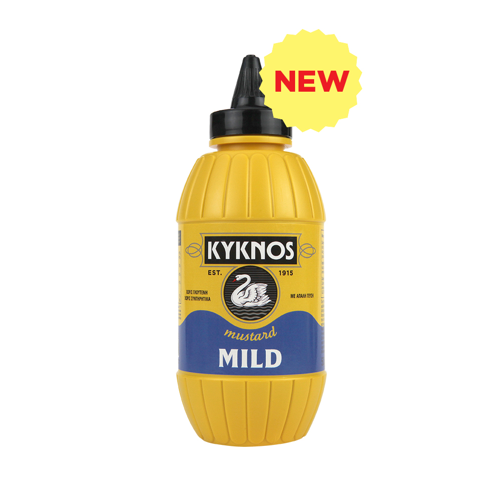 Levně KYKNOS Řecká hořčice JEMNÁ 500 g PET