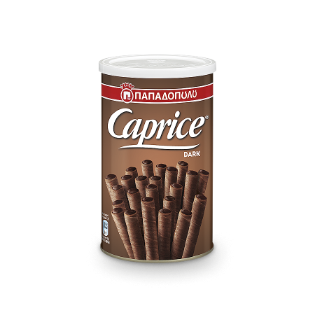 CAPRICE PAPADOPOULOS Papadopoulos Caprice 250 g plněné trubičky hořká čokoláda