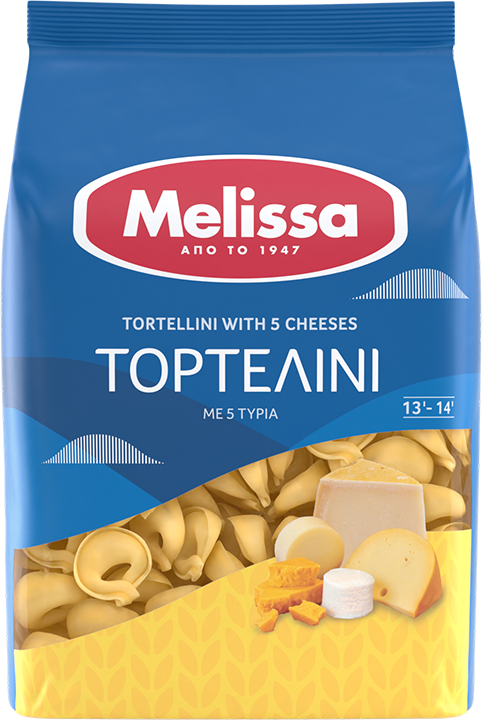 Řecké těstoviny Tortellini s 5 druhy sýra 250 g Melissa