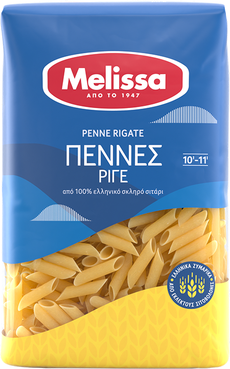 Řecké těstoviny Penne Rigate 500 g Melissa