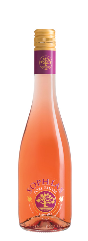 CAVINO Sophias růžové suché víno 500 ml