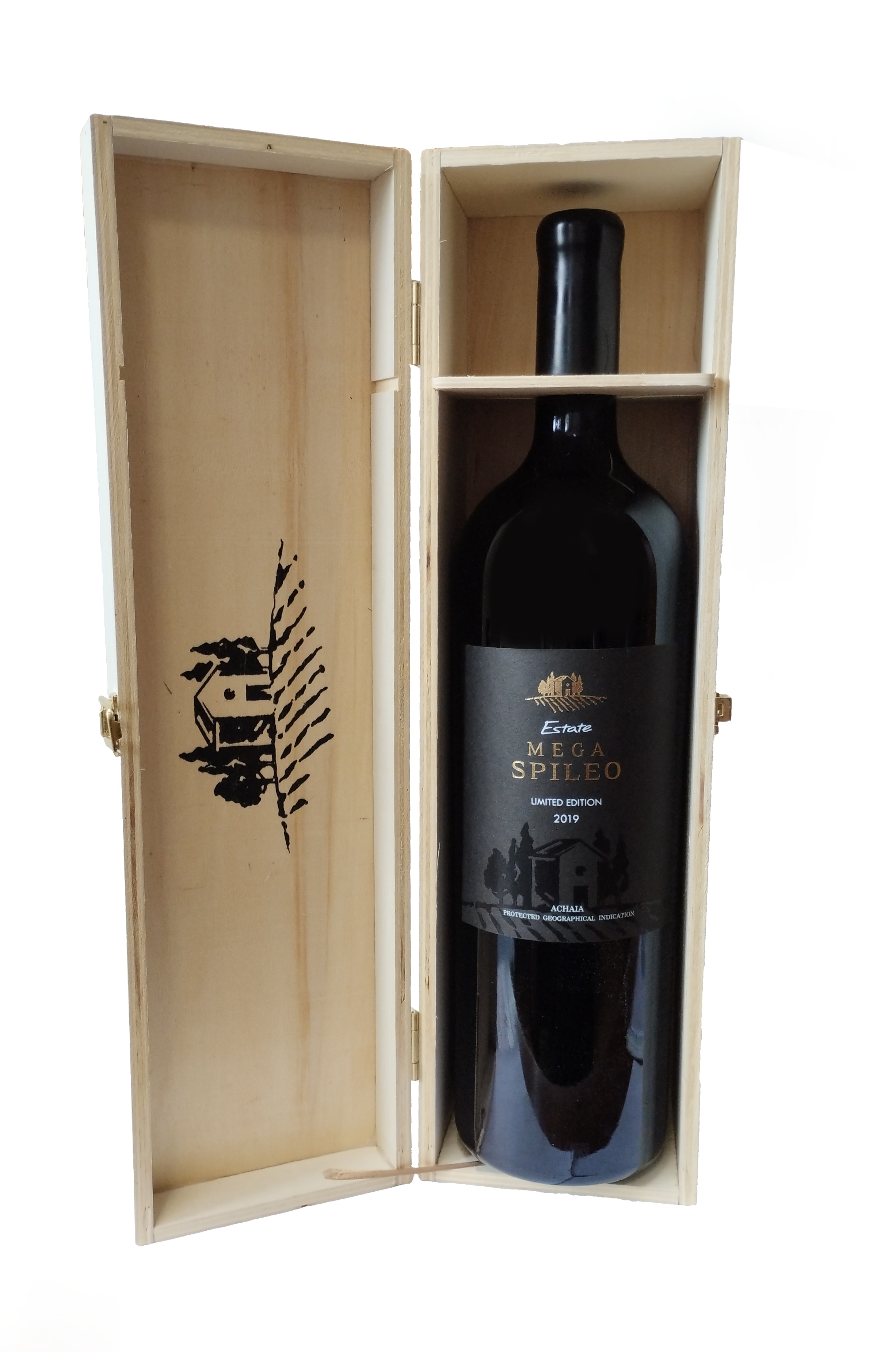 CAVINO MEGA SPILEO estate LIMITED EDITION, ročník 2019 3 l wooden box