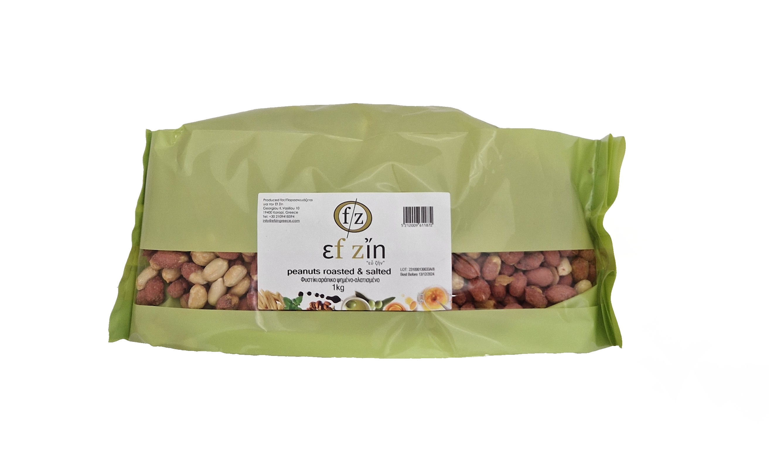 Arašídy pražené, solené 1 kg EfZin