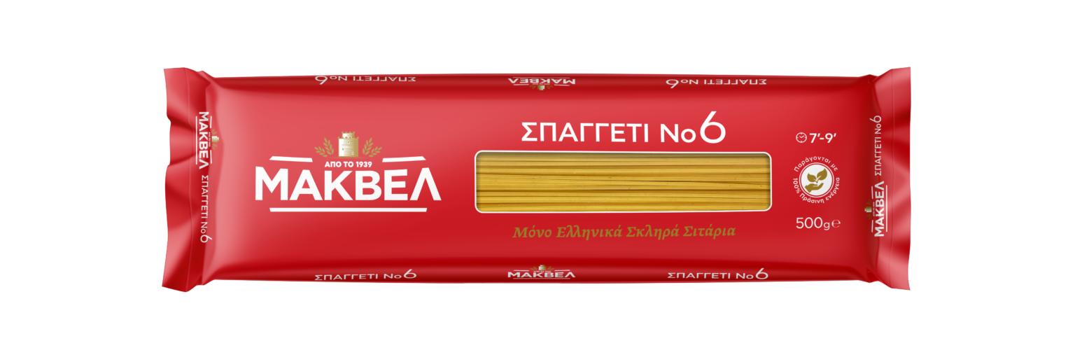 VÝPRODEJ Řecké špagety No6 500 g MAKVEL