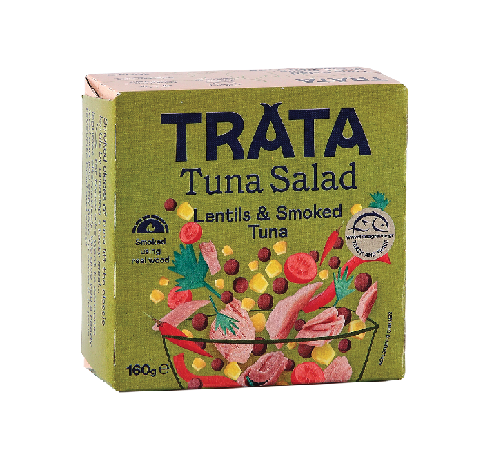 Trata salát s uzeným tuňákem a čočkou 160g