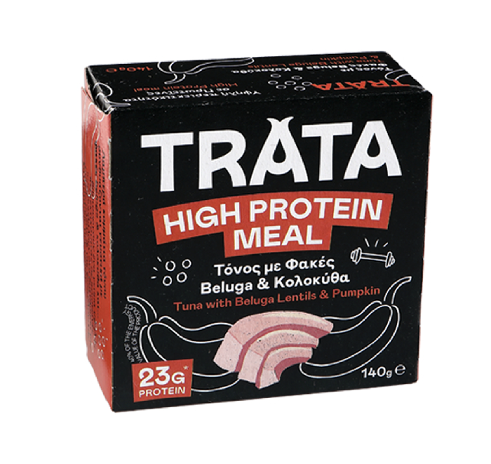 Trata High Protein Meal Tuňák s černou čočkou a dýní 140 g