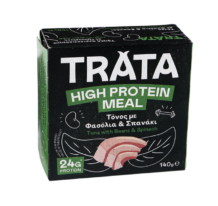 Trata High Protein Meal Tuňák s fazolemi a špenátem 140 g
