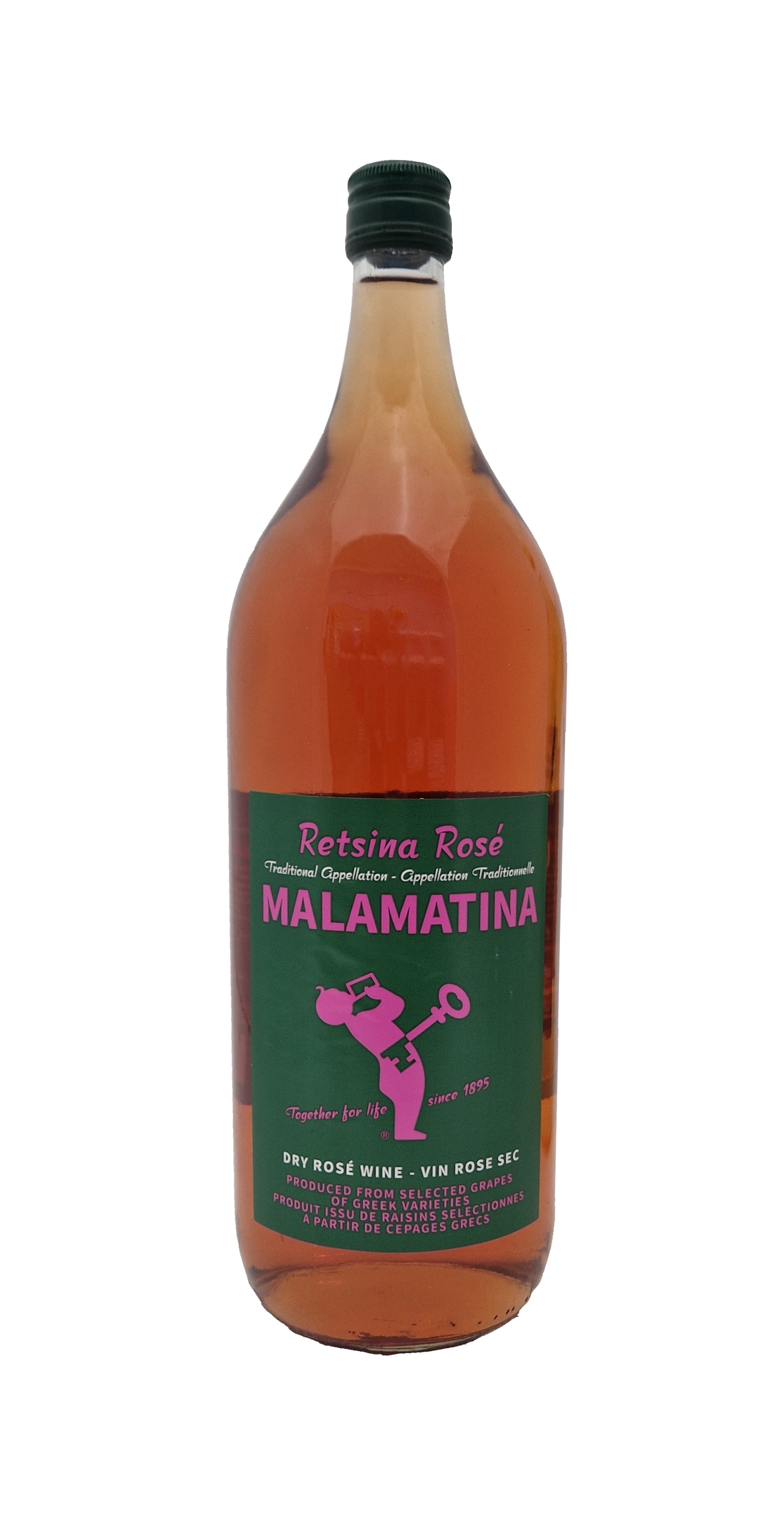 Retsina růžová MALAMATINA 2 l