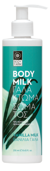 BODYFARM Tělové mléko VANILKOVÉ MLÉKO 250 ml