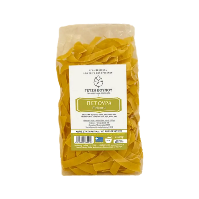 Řecké těstoviny Petoura 500 g GEUSI VOUNOU