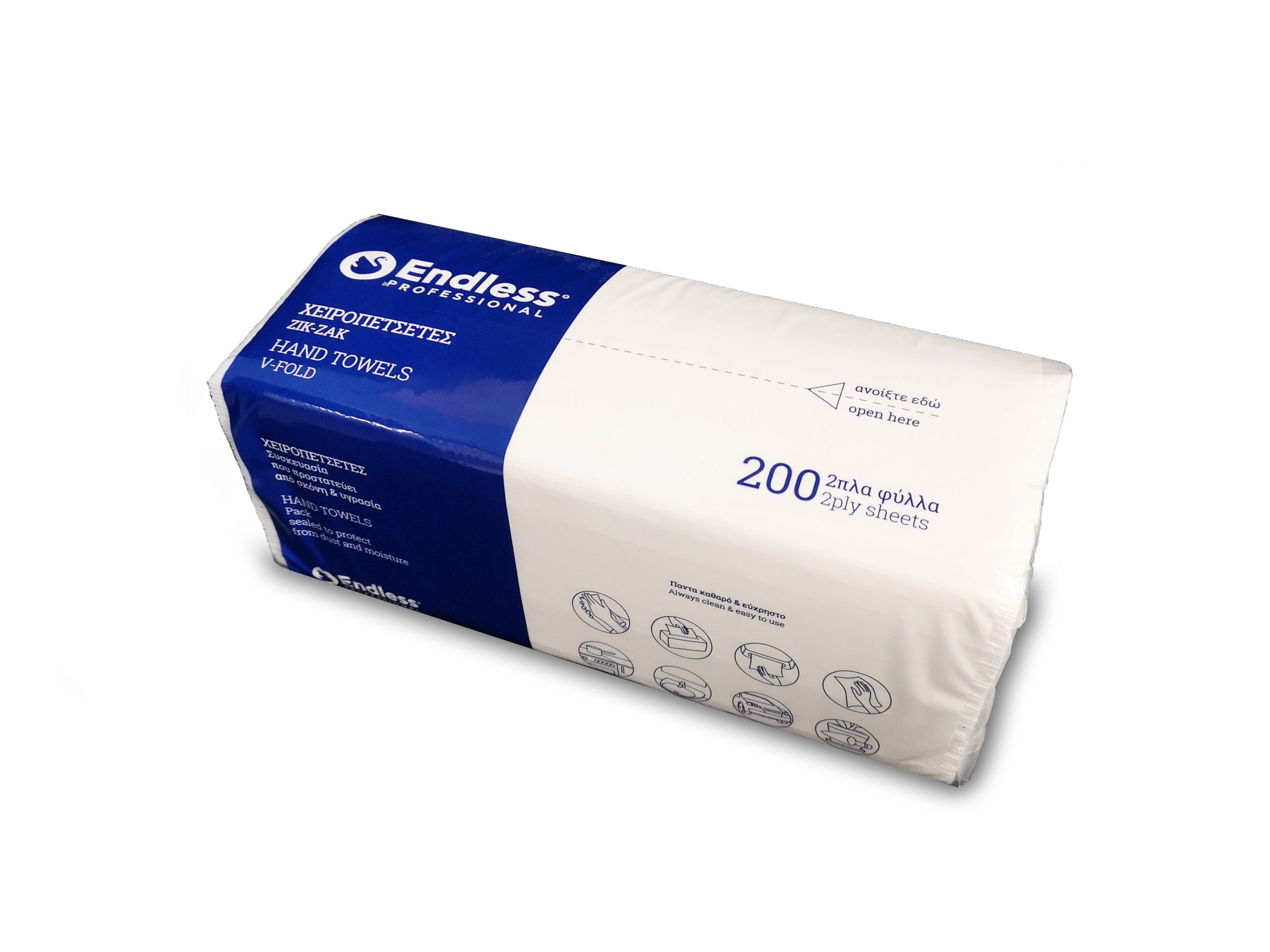 ENDLESS ZIK ZAK hygienické utěrky 380 g, 200 ks