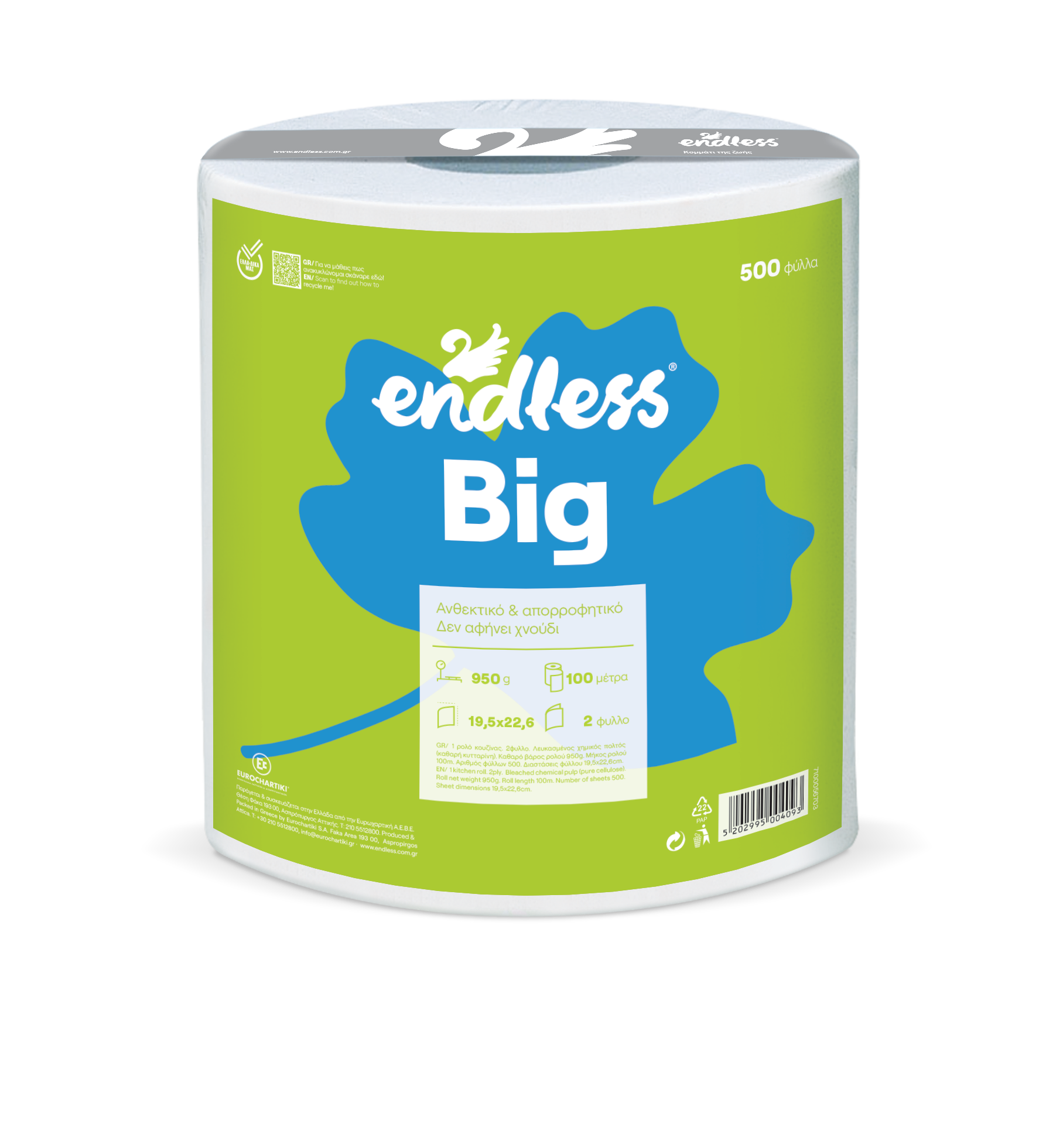 ENDLESS Papírová role 950 g, 510 útržků, 1=10