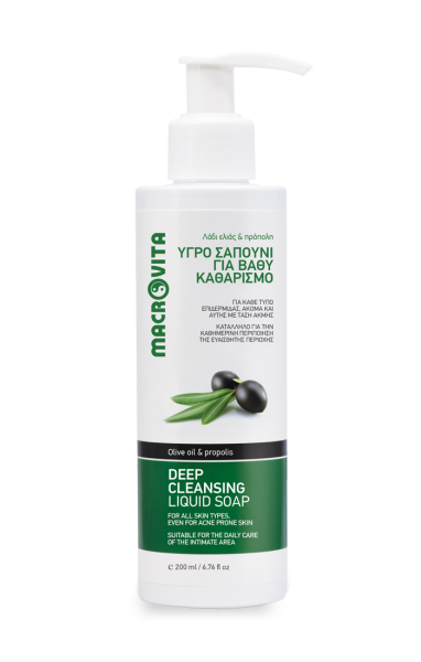 Levně MACROVITA Hluboko čistící tekuté mýdlo 200 ml