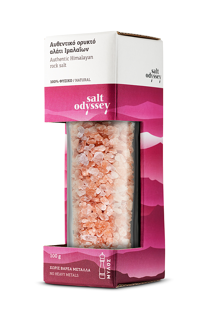 SALT ODYSSEY Himalájská růžová sůl 100 g mlýnek