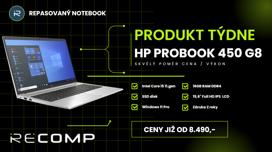 HP ProBook 450 G8 | Recomp.cz