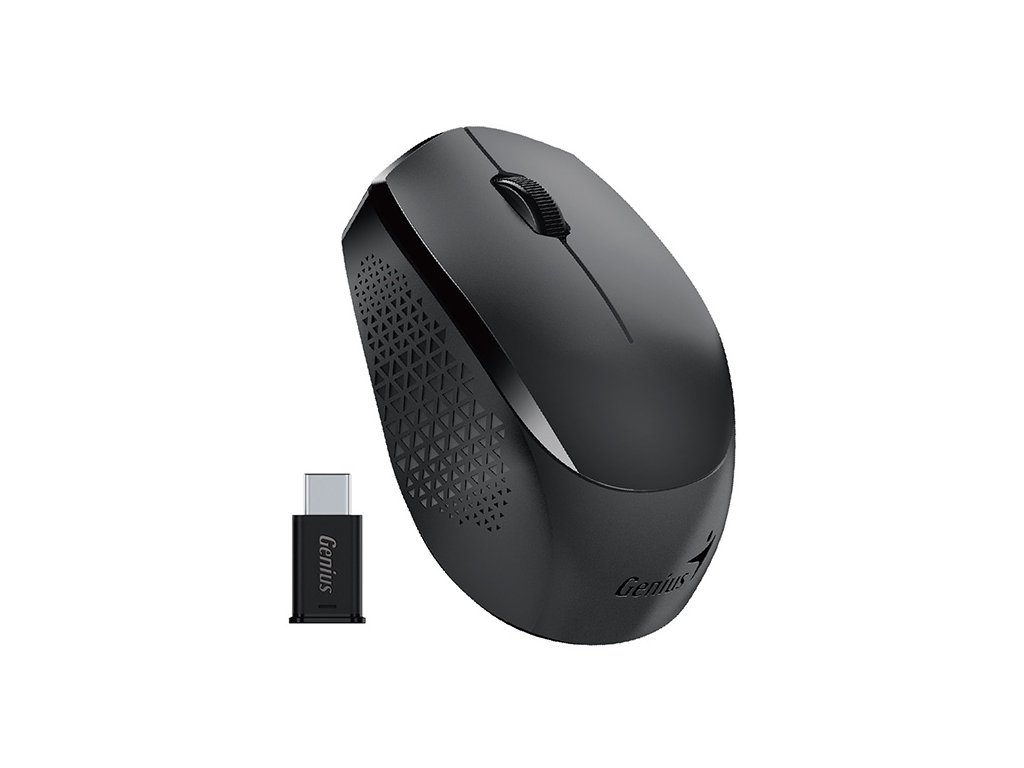 Myš bezdrátová, Genius NX-8000S Type-C, černá, optická, 1200DPI