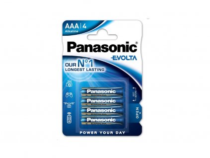 PANASONIC Alkalická baterie AAA evolta platinum Recomp 01