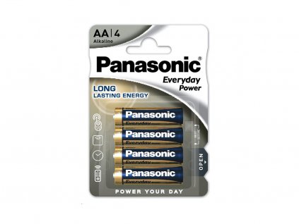 PANASONIC Alkalická baterie AA Everyday Power Recomp 01