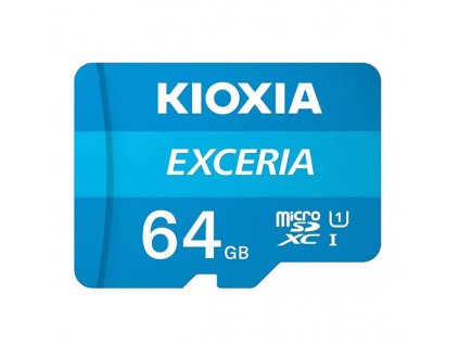 Kioxia Paměťová karta Exceria (M203), 64GB, microSDXC, LMEX1L064GG2, UHS-I U1 (Class 10)
