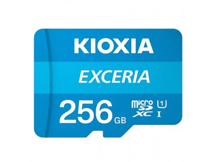Kioxia Paměťová karta Exceria (M203), 256GB, microSDXC, LMEX1L256GG2, UHS-I U1 (Class 10)