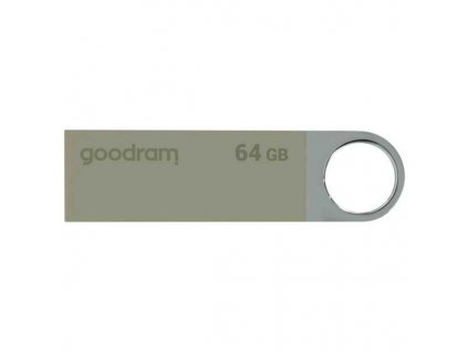 Goodram USB flash disk, USB 2.0, 64GB, UUN2, UUN2, silver, UUN2-0640S0R11