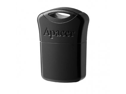 Apacer USB flash disk, USB 2.0, 64GB, AH116, černý, AP64GAH116B-1, USB A, s krytkou