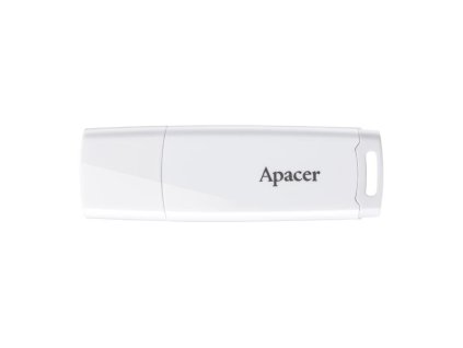 Apacer USB flash disk, USB 2.0, 64GB, AH336, bílý, AP64GAH336W-1, USB A, s krytkou