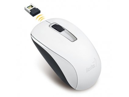 Myš bezdrátová, Genius NX-7005, bílá, optická, 1200DPI