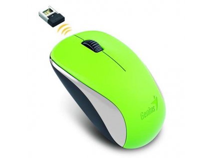 Myš bezdrátová, Genius NX-7000, zelená, optická, 1200DPI