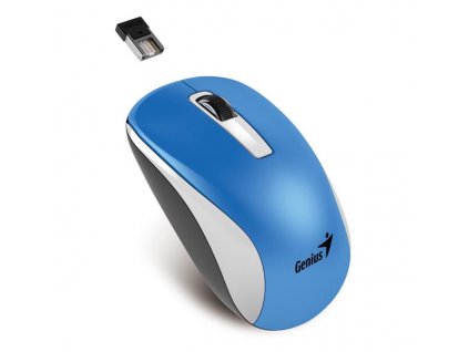 Myš bezdrátová, Genius NX-7010, modrá, optická, 1200DPI