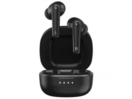 Genius HS-M910BT, mikrofon, přepínání skladeb, černá, 2.0, s nabíjecí krabičkou, sportovní typ USB-C