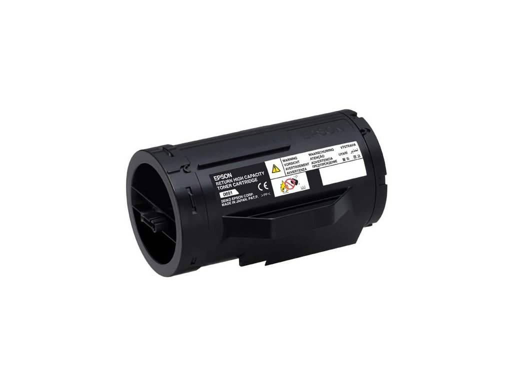 Epson originál toner C13S050691, black, 10000str., high capacity, return
