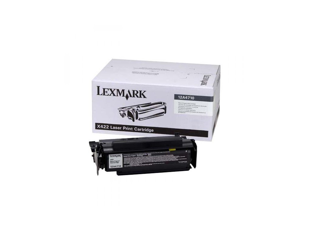 Lexmark originál toner 12A4710, black, 6000str., return