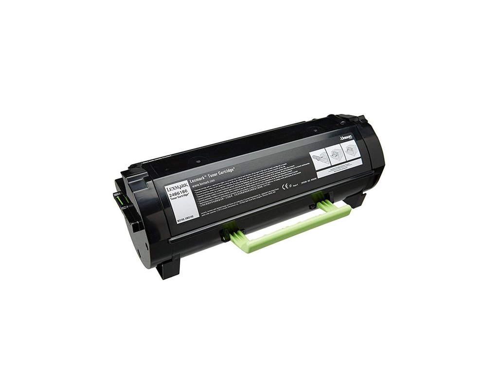 Lexmark originál toner 24B6186, black, 16000str., return