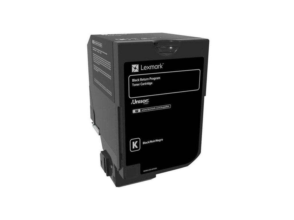 Lexmark originál toner 74C20K0, black, 3000str., return