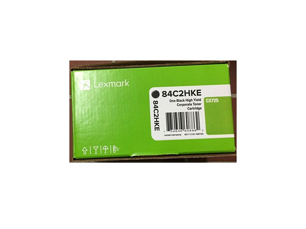 Lexmark originál toner 84C2HKE, black, 25000str., high capacity, return