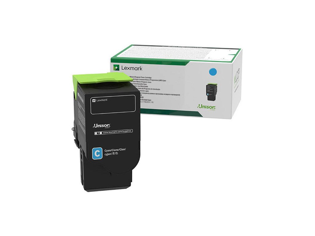 Lexmark originál toner C2320C0, cyan, 1000str., return