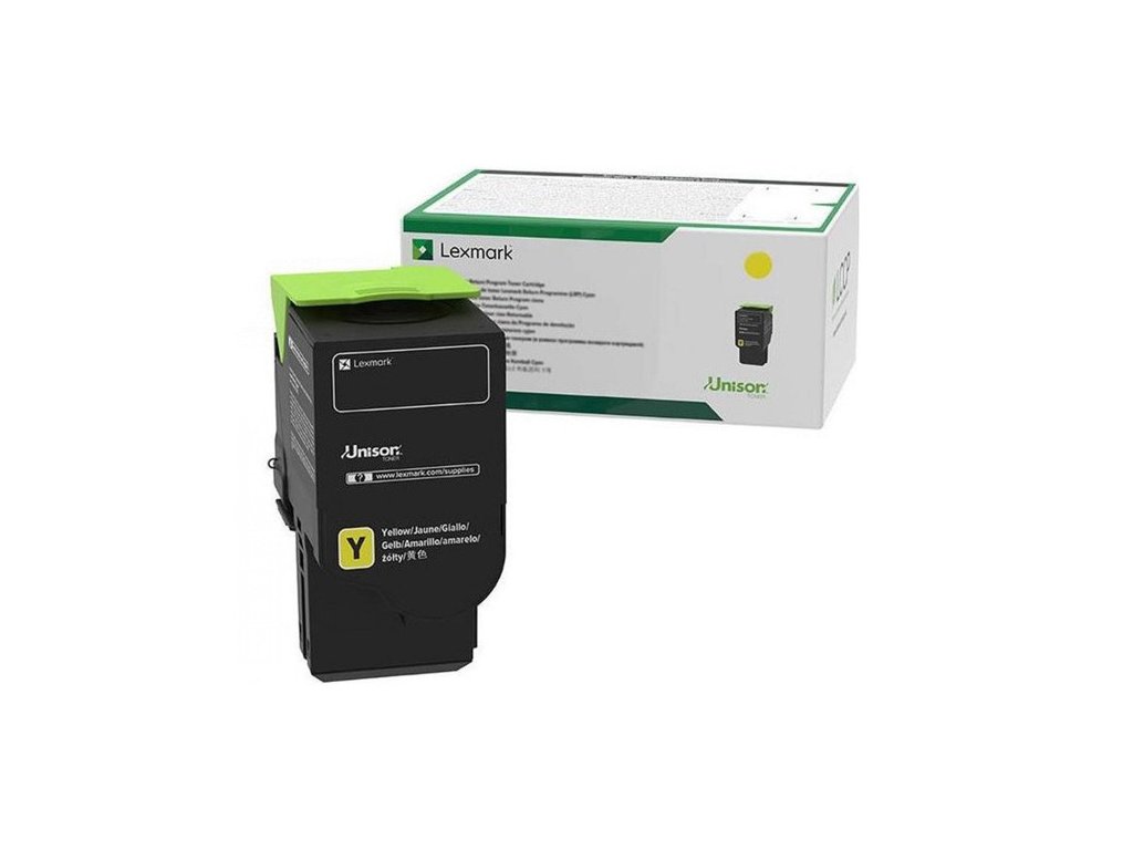Lexmark originál toner C2320Y0, yellow, 1000str., return