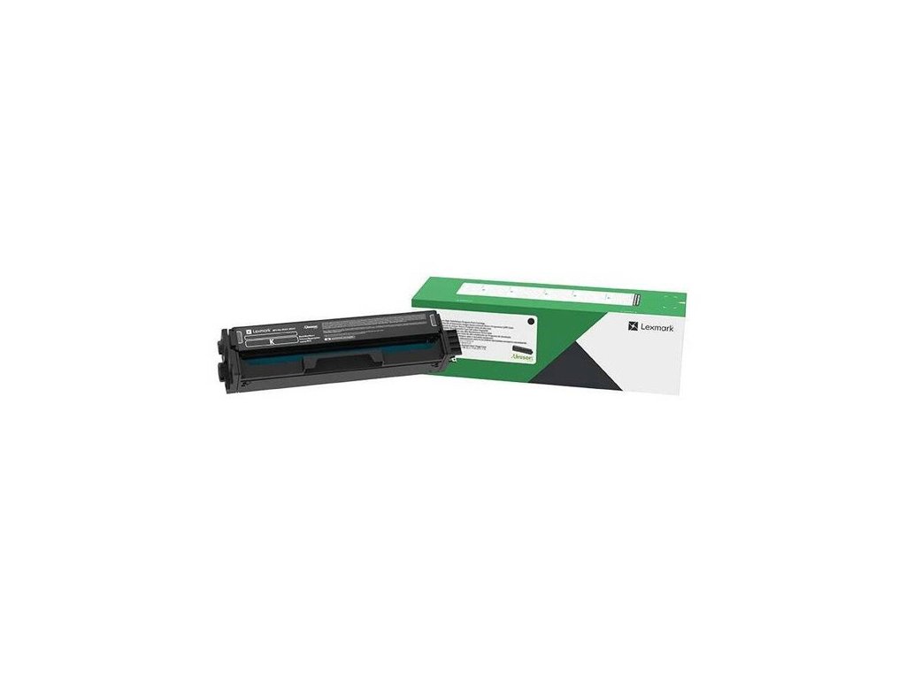 Lexmark originál toner C3220K0, black, 1500str., return