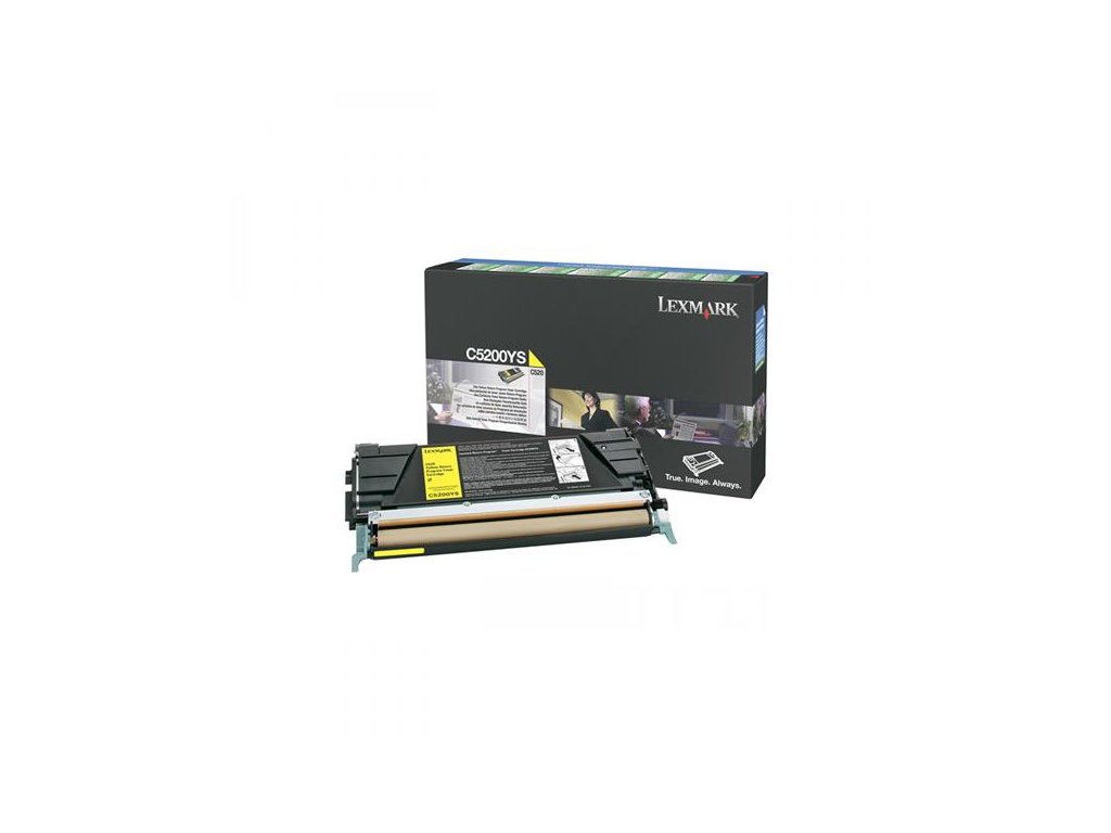 Lexmark originál toner C5200YS, yellow, 1500str., return