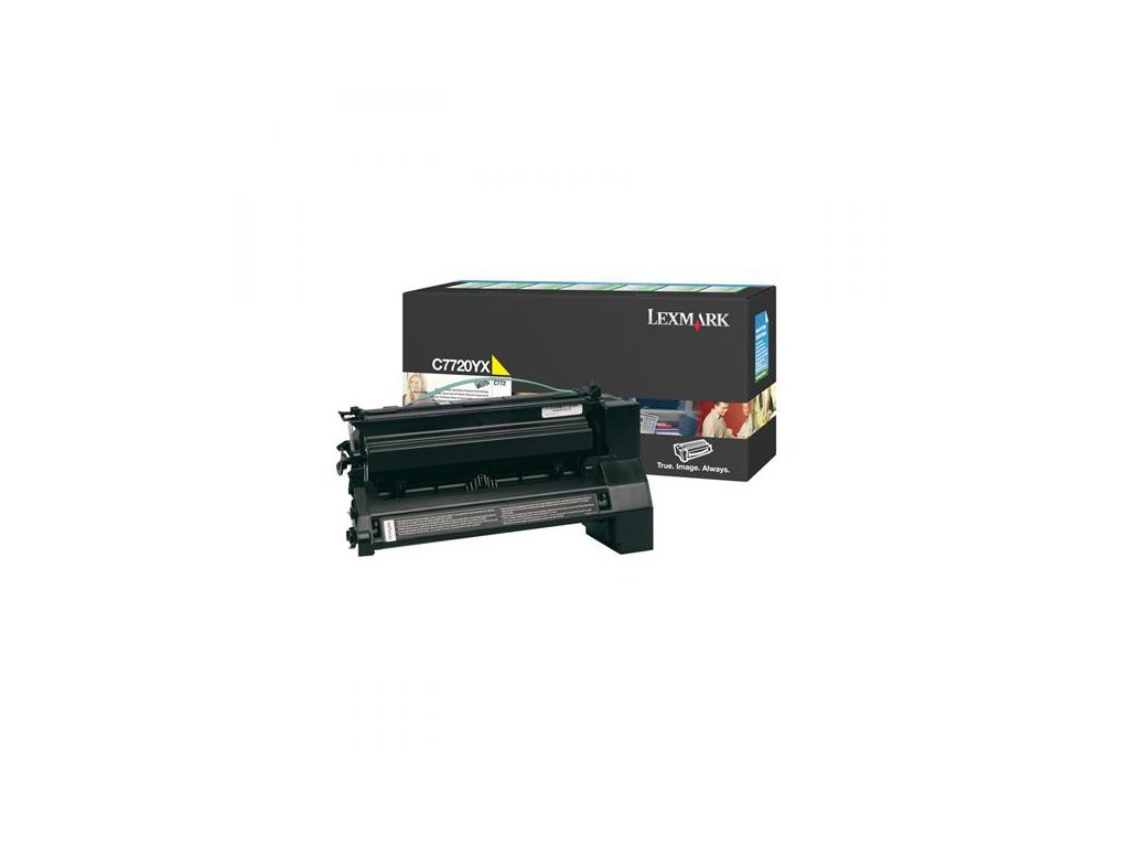 Lexmark originál toner C772YX, yellow, 15000str., return